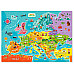 Развивающий набор пазлы Карта Европы (100 элементов)