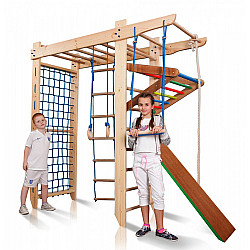 Детский спортивный уголок с веревочной лестницей Спартак-220