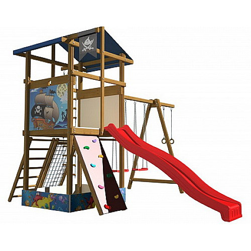 Дитячий ігровий майданчик SportBaby-10 з пісочницею та гойдалками