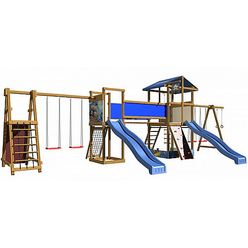 Детская игровая площадка SportBaby-13 с мостиком
