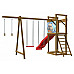 Дитячий ігровий майданчик SportBaby-4 з гіркою і кільцями