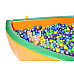 Детский угловой сухой бассейн (без шариков)