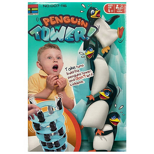Настільна гра балансування Вежа з пінгвінами