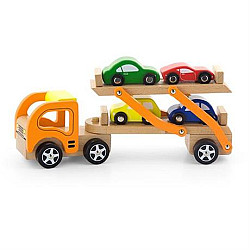 Развивающий набор Автотрейлер с машинками от Viga Toys