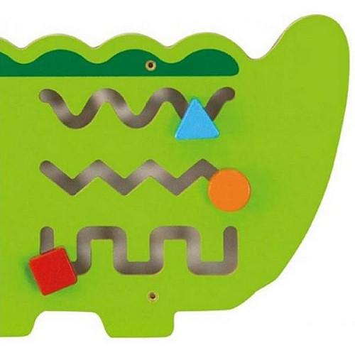 Розвиваючий бізіборд Крокодил від Viga Toys
