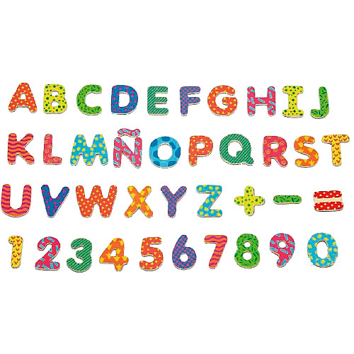 Обучающий магнитный набор Буквы и цифры (77 шт) от Viga Toys