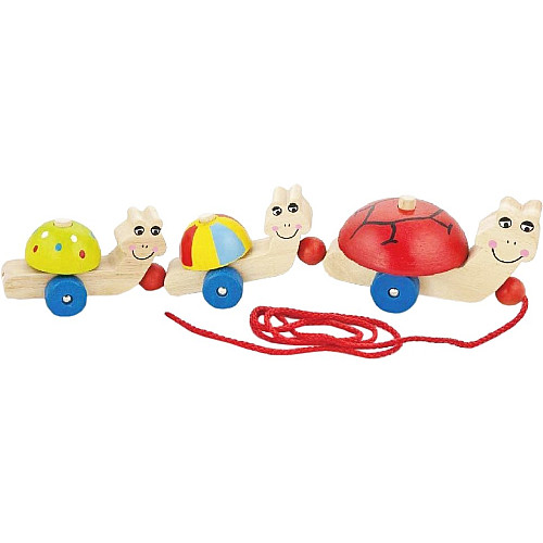 Развивающая игрушка каталка 3 черепашки от Viga Toys