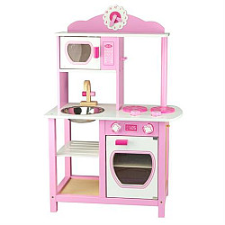 Развивающий набор Кухня бело-розовая от Viga Toys