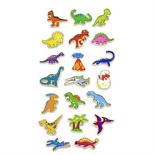 Развивающий магнитный набор Динозавры (20 шт) от Viga Toys