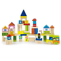 Строительный набор Городок (75 шт) от Viga Toys