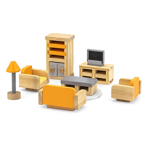 Набор игрушечной мебели Гостиная (8 предметов) от Viga Toys