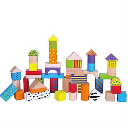 Будівельний набір Кубики (50 шт) від Viga Toys