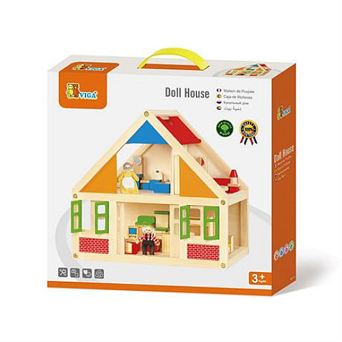 Розвиваюча дерев'яна іграшка Ляльковий будиночок від Viga Toys