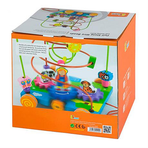 Развивающая игрушка каталка лабиринт от Viga Toys