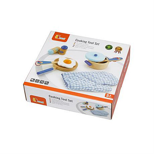 Развивающий набор голубого цвета Маленький повар от Viga Toys