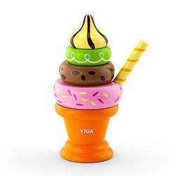 Розвиваючий набір Морозиво пірамідка від Viga Toys