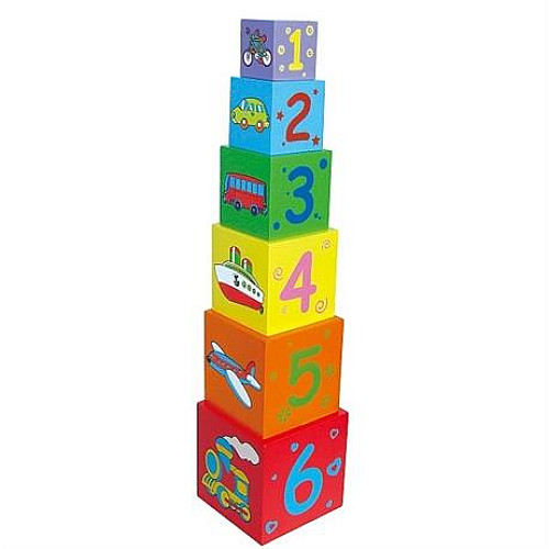 Розвиваючий набір кубиків Пірамідка від Viga Toys