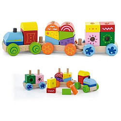 Развивающая игрушка Цветной поезд от Viga Toys