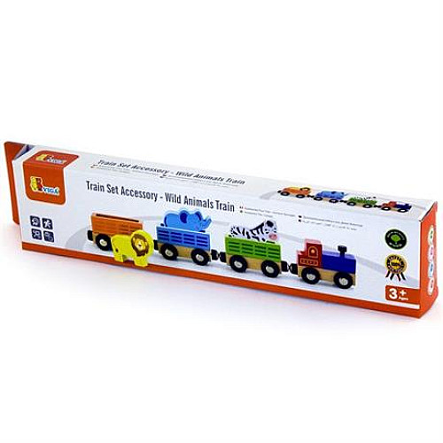 Развивающий набор Поезд с животными от Viga Toys