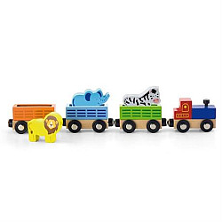 Розвиваючий набір Поїзд з тваринами від Viga Toys