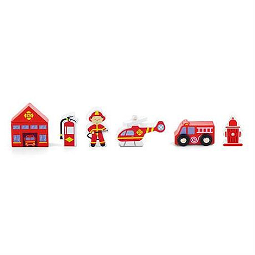 Розвиваючий набір Пожежна станція (6 шт) від Viga Toys