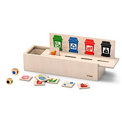 Развивающий набор сортер Сортировка мусора от Viga Toys