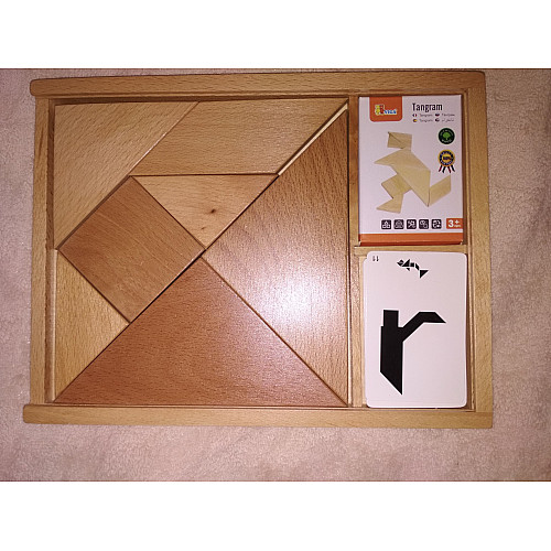 Развивающая деревянная головоломка Танграм (7 элементов) от Viga Toys