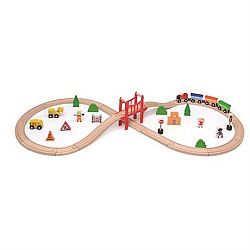 Развивающий набор Железная дорога (39 деталей) от Viga Toys