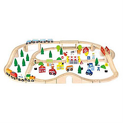 Развивающий набор Железная дорога (90 деталей) от Viga Toys