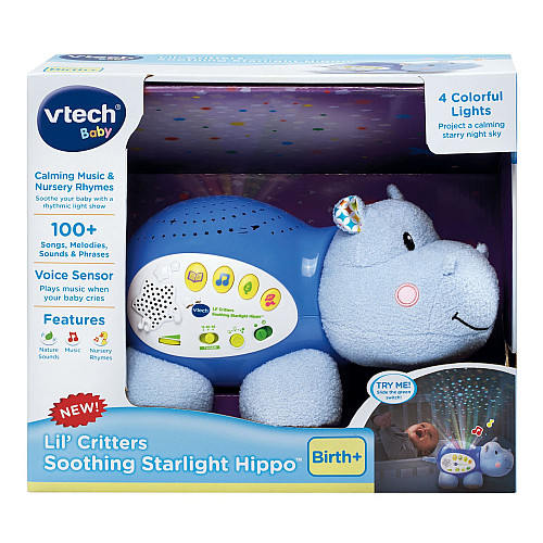 Развивающая игрушка ночник Бегемотик от VTech