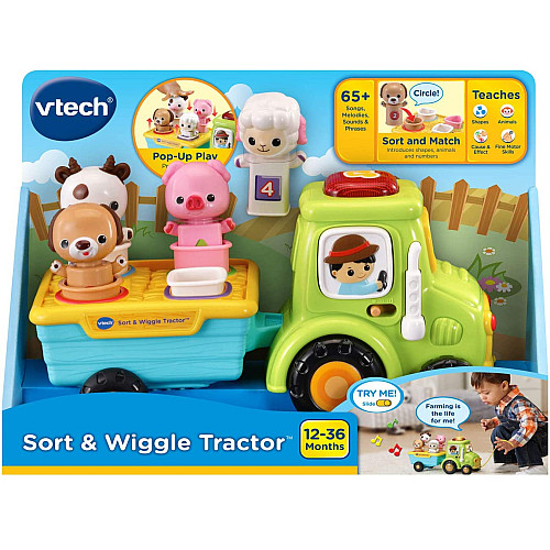 Развивающая игрушка Трактор с животными от VTech