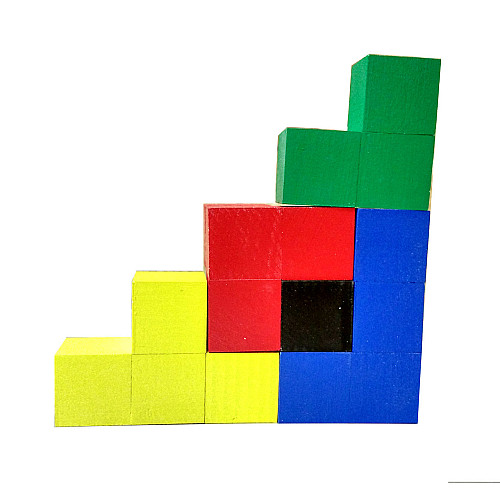 Дерев'яні кубики Нікітіна для всіх 3х3 см