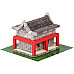 Розвиваючий конструктор з керамічних цеглинок Китайський будиночок (600 деталей) від Wise Elk