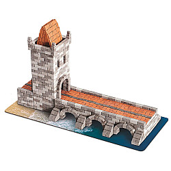 Розвиваючий конструктор з керамічних цеглинок Міст (1140 деталей) від Wise Elk