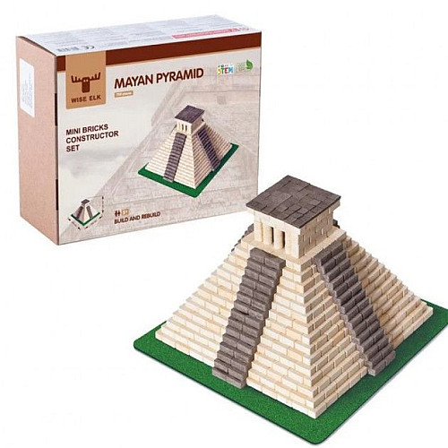Розвиваючий конструктор з керамічних цеглинок Піраміда (750 деталей) від Wise Elk