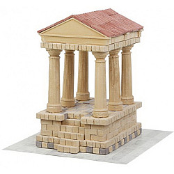 Розвиваючий конструктор з керамічних цеглинок Римський храм (390 деталей) від Wise Elk