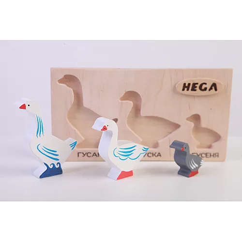 Рамка-вкладиш Гуси (3 шт) від Hega Рамка-вкладиш Гуси (3 шт) від Hega