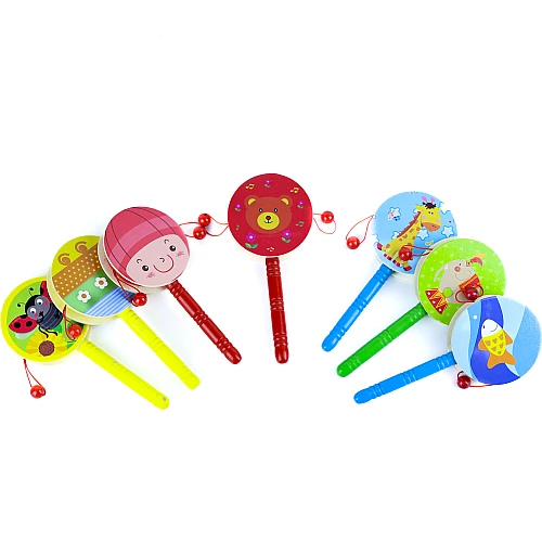 Музыкальная игрушка погремушка Животные (1 шт)