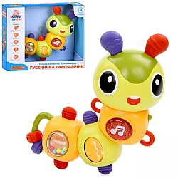 Развивающая игрушка погремушка Гусеница от LimoToy