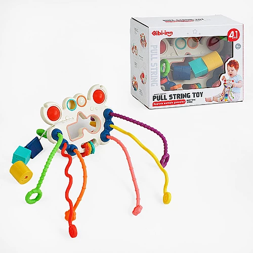 Брязкальце-сортер з прорізувачами та поп-іт