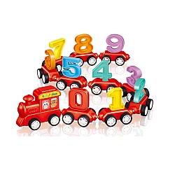 Развивающая игрушка Магнитный поезд с цифрами (21 деталь)