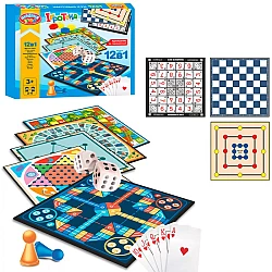 Набор настольных игр 12 в 1 от LimoToy
