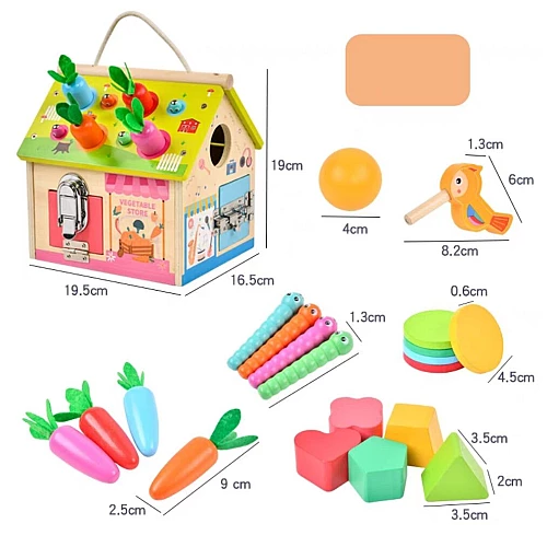 Розвиваюча іграшка сортер Будиночок