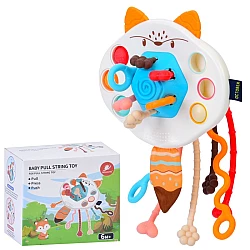 Развивающая сенсорная игрушка Лисичка