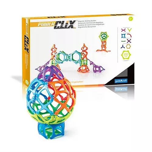 Магнітний набір Монтессорі Різнокольорові блоки (100 деталей) від Guidecraft