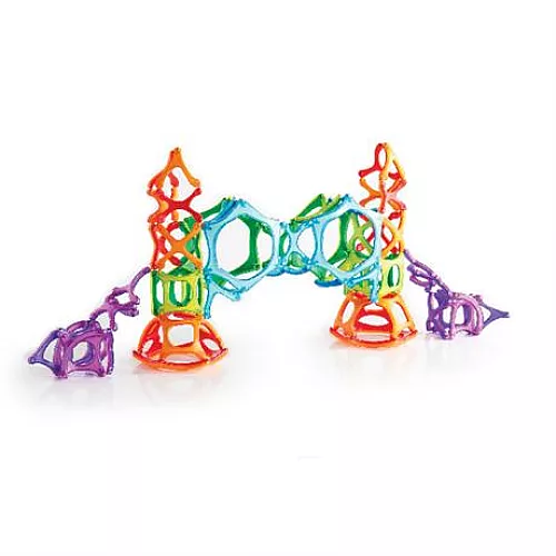 Магнітний набір Монтессорі Різнокольорові блоки (100 деталей) від Guidecraft