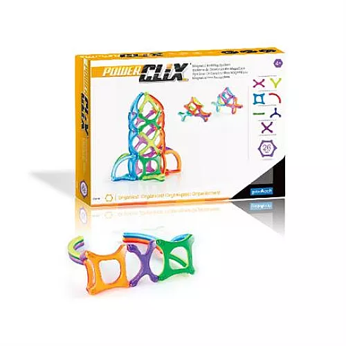 Магнітний набір Монтессорі Різнокольорові блоки (26 деталей) від Guidecraft