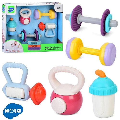 Розвиваючий набір брязкальця (5 шт) від Hola Toys