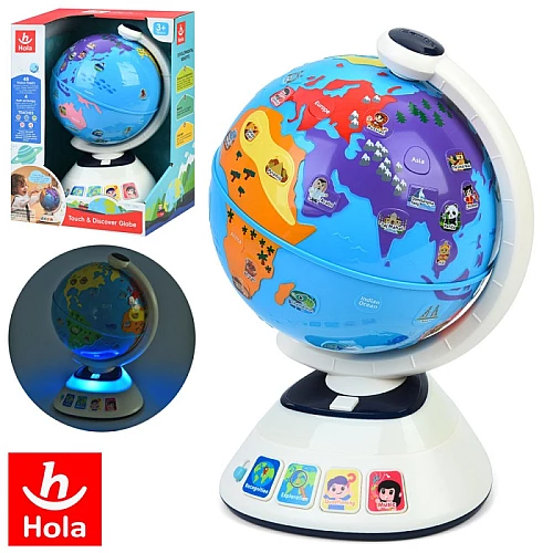 Розвиваюча іграшка Сенсорний глобус від Hola Toys