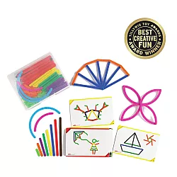 Развивающий набор конструктор Разноцветные палочки (230 шт) от Learning Advantage